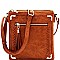 Modish Braided Tassel Accent Multi-Compartment Cross Body MH-BW2134A