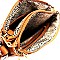 Modish Braided Tassel Accent Multi-Compartment Cross Body MH-BW2134A