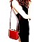 BW2135-LP Studded Jewel-Top Frame 2-Way Shoulder Bag