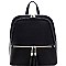 TASSEL ACCENT WHIP STITCHED BACKPACK