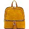 TASSEL ACCENT WHIP STITCHED BACKPACK