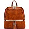 TASSEL ACCENT WHIP STITCHED BACKPACK