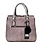 Buckle Accent 2-Way Corduroy Satchel Wristlet SET  MH-BY4065S