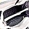 Buckle Accent 2-Way Corduroy Satchel Wristlet SET  MH-BY4065S