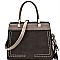 Stitch Accent 2 in 1 Structured Satchel MH-BY4072S