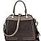 Stud Accent 2 in 1 Satchel Wristlet SET MH-BY4073S