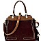 Stud Accent 2 in 1 Satchel Wristlet SET MH-BY4073S