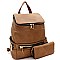 Multi-Pocket Fashion Backpack Wallet SET