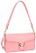 OVAL PATTERN DESIGN SHOULDER CROSSBODY BAG