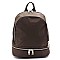 Fashion Zipper Nylon Backpack