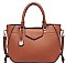 LUXURY PHOENIX SATCHEL BAG WITH LONG STRAP