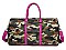 Leopard - Camouflage Print Carry On Duffle Bag