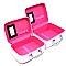 SET OF 2 COSMETIC CASES BUTTERFLIES PRINT RZ-CC00273