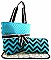 Print Quilted 3pcs Soft & Light Diaper Bag