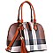 Plaid Check Tasseled 2Way Bag