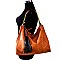 CJF004-LP Tassel Accent Chain Handle Hobo