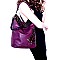 CJF031-LP Sequin Embellished Flower Patch Bohemian Hobo