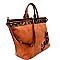 Sequin Embellished Flower Patch Bohemian Tote MH-CJF033