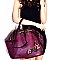 Sequin Embellished Flower Patch Bohemian Tote MH-CJF033