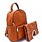 Medium Fashion Backpack Clutch SET [ clone ]