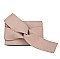 Bow Accent Clutch Shoulder Bag