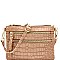 MULTI POCKET CROCODILE PRINT WRISTLET CROSS BODY