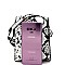 BOXY SNAKE PRINT CROSS BODY SHOULDER BAG