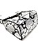 BOXY SNAKE PRINT CROSS BODY SHOULDER BAG