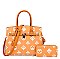 2-in-1 Large Size Classic Satchel Set + Wallet