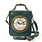 Real Royalty Clock Shoulder & Satchel Handbags