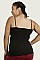 PACK OF 6 PIECES LADIES CAMISOL PLUS SIZE MUCM100X