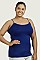 PACK OF 6 PIECES LADIES CAMISOL PLUS SIZE MUCM100X