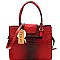 Crocodile Embossed 2 in 1 Tote Cellphone Holder SET MH-CMS017