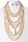 Lush Mix Pearls Layer Drop Necklace Set