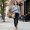 Multi Zip Pocket Plaid Check Whipstitch Cross Body Bag