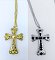 Embelished Rhinestone Cross necklace with chain