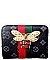 Striped Queen Bee Monogram Wallet