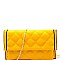 Multi-Compartment Quilted Clutch