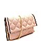 Multi-Compartment Quilted Clutch
