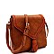 Trendy Tassel Accent Braided Flap Cross Body Shoulder Bag MH-CTCL0015