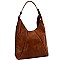 Stylish Whipstitched Perforated Detail Single Strap Hobo MH-CTD0014