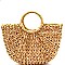 MH-CTES0002  Woven Straw Bohemian Basket Bag