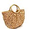 MH-CTES0002  Woven Straw Bohemian Basket Bag