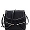 Stylish Braid Accent Convertible Backpack Shoulder Bag MH-CTF0012