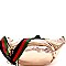 Color Block Striped Strap Metallic Fashion Fanny Pack  MH-CTJY0041