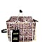 CTL0008-LP Multi-colored Glitter Basket-shaped Unique Frame Satchel