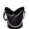 CTL0013-LP Chain Accent 2-Way Hobo Shoulder Bag