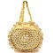 Classic Knitted Straw Round Tote MH-CTMG0005