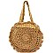 Classic Knitted Straw Round Tote MH-CTMG0005