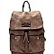 Drawstring Two-Tone Fashion Backpack MH-CTUS0003